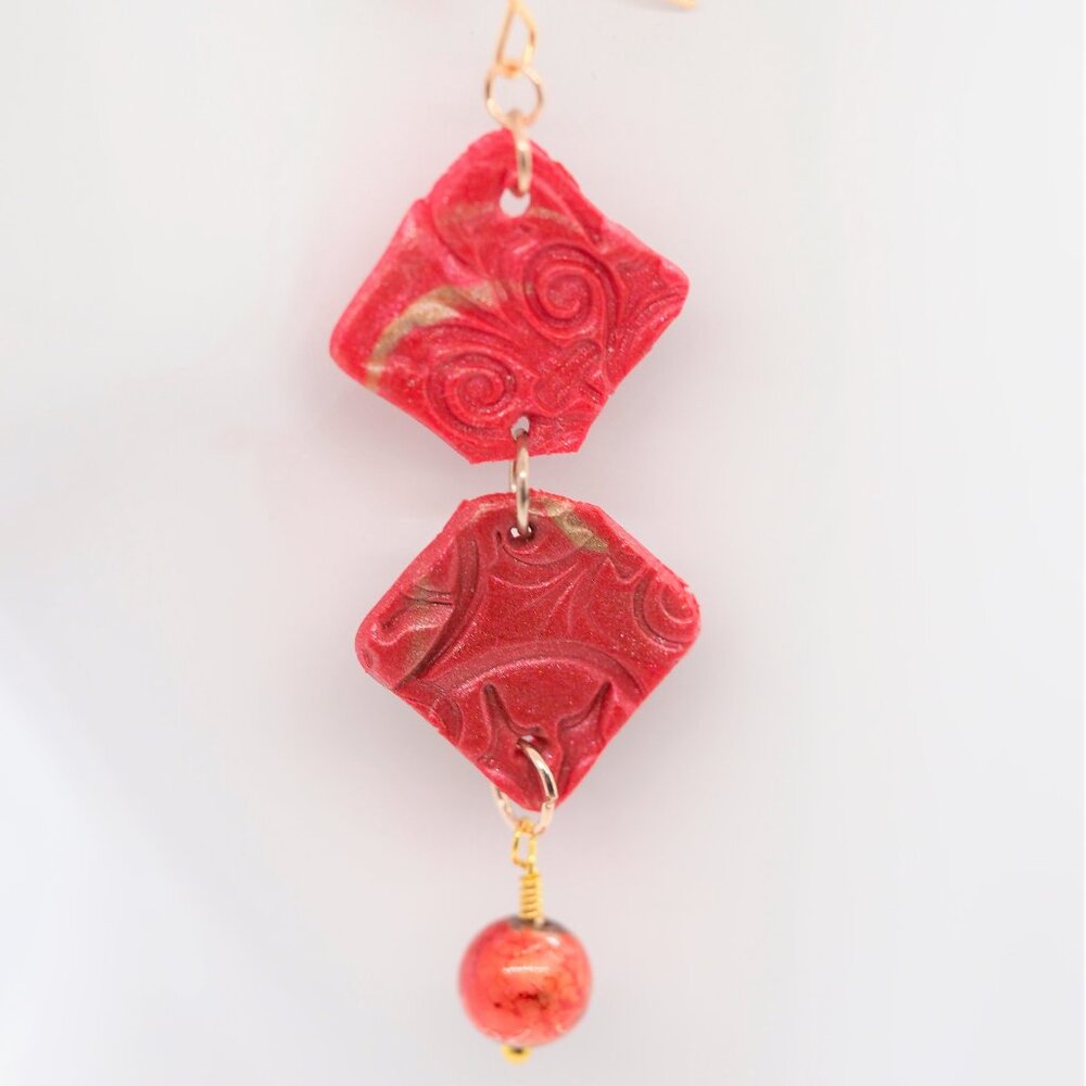 Abstract Earrings - Picture 2 of 6
